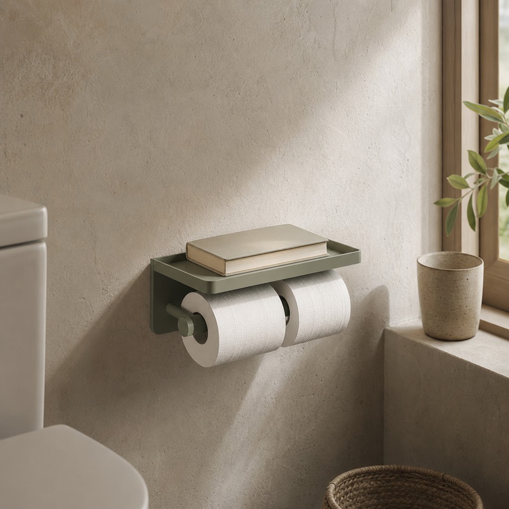 Terni Roll Holder, wall storage for 3 kg