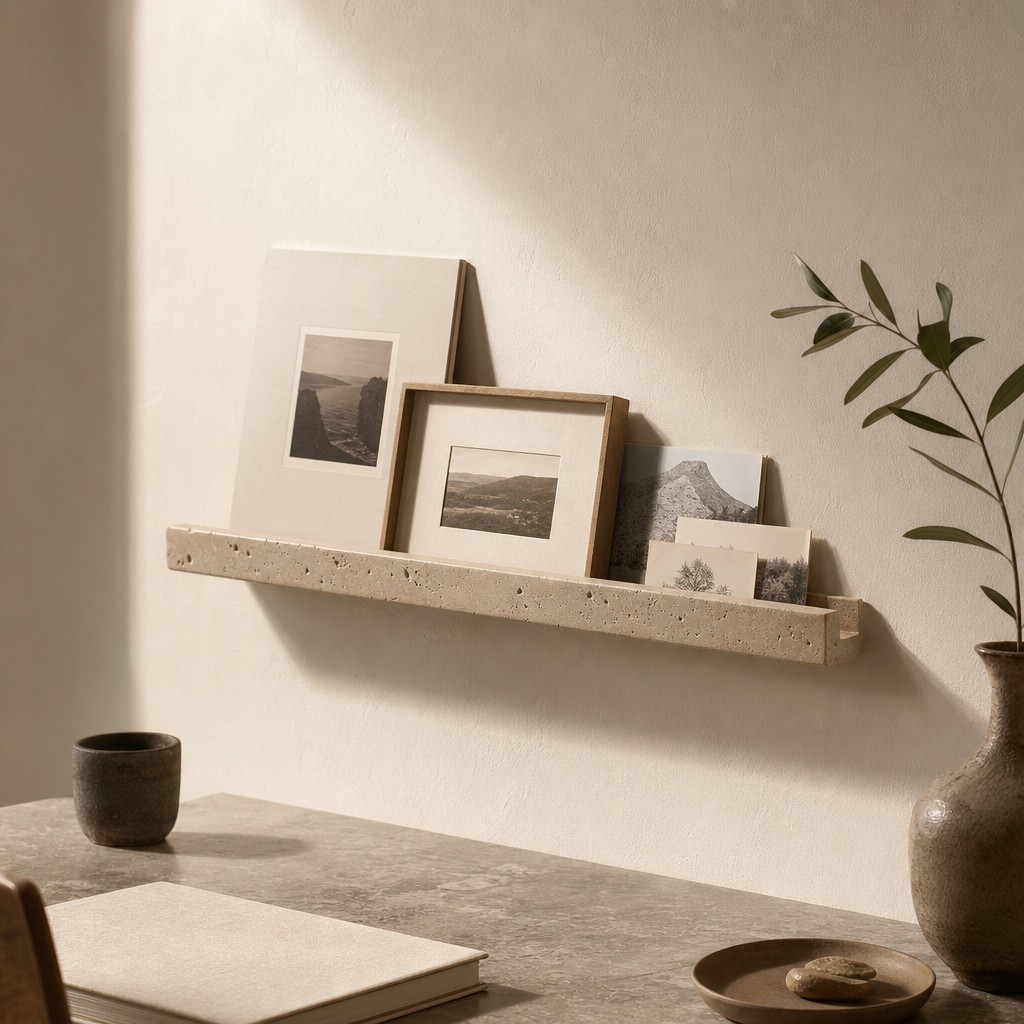 Etruscan Gallery Ledge, wall storage for up to 4 kg when fixed to a suitable solid wall