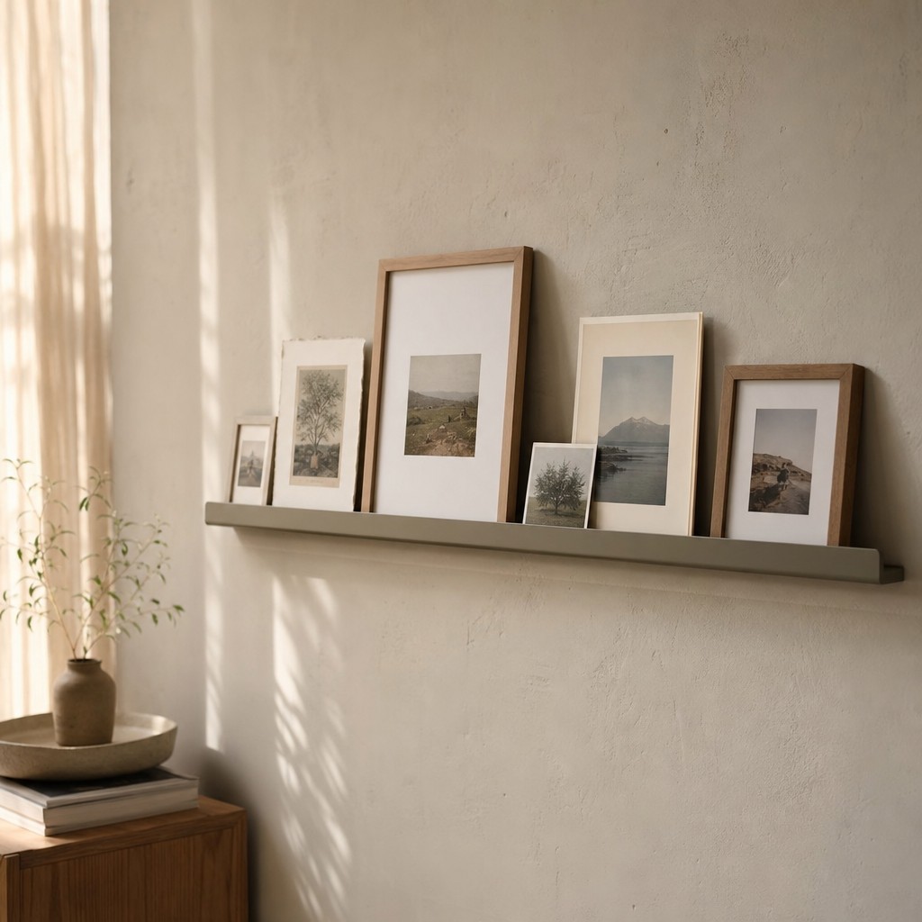 Akragas Frame Rail, wall storage for up to 4 kg, evenly distributed