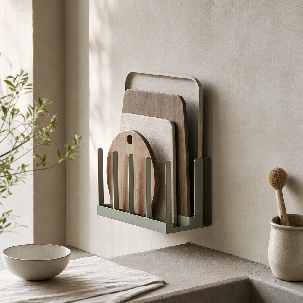 Tarragona Board Holder, wall storage for up to 12 kg
