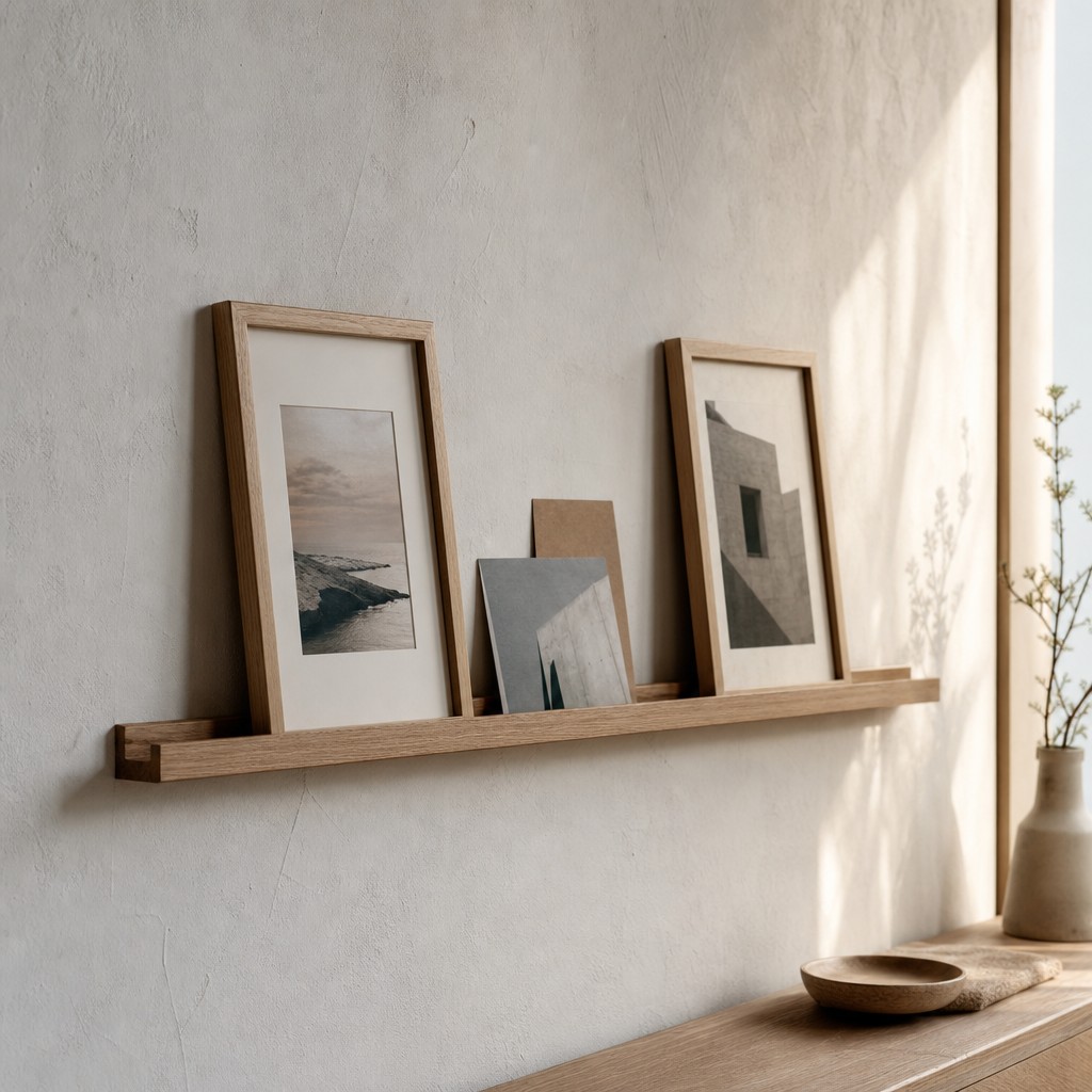 Syracusan Gallery Ledge, wall storage for 3 kg, evenly distributed