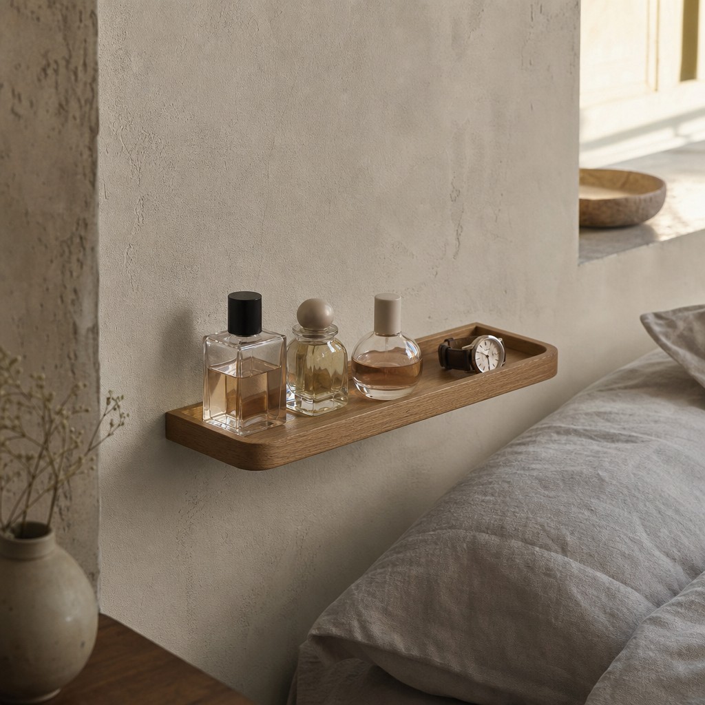 Aurelia Perfume Shelf, wall storage for 3 kg evenly distributed