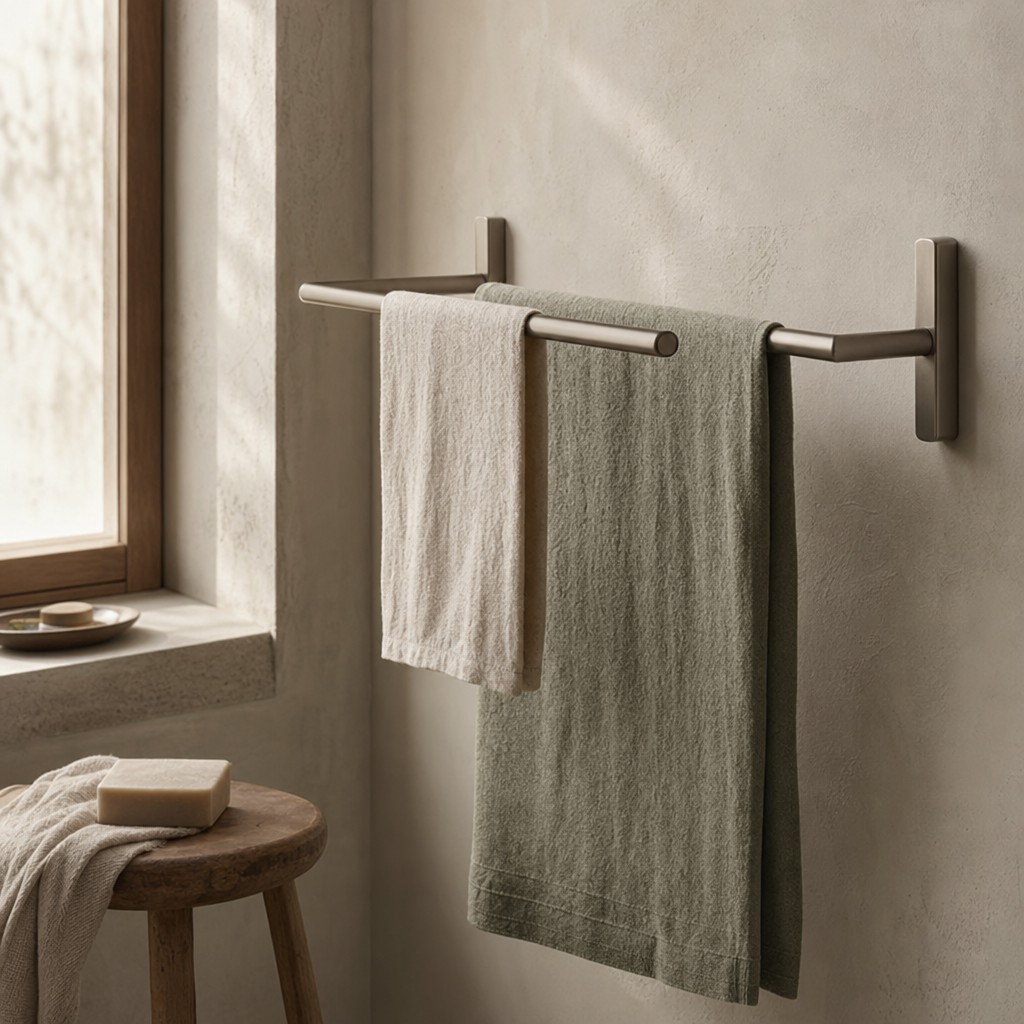 Cilento Linen Rail, wall storage for 8 kg evenly distributed