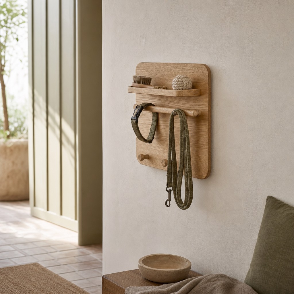 Nerola Pet Station, wall storage for 5 kg total; 2 kg per hook