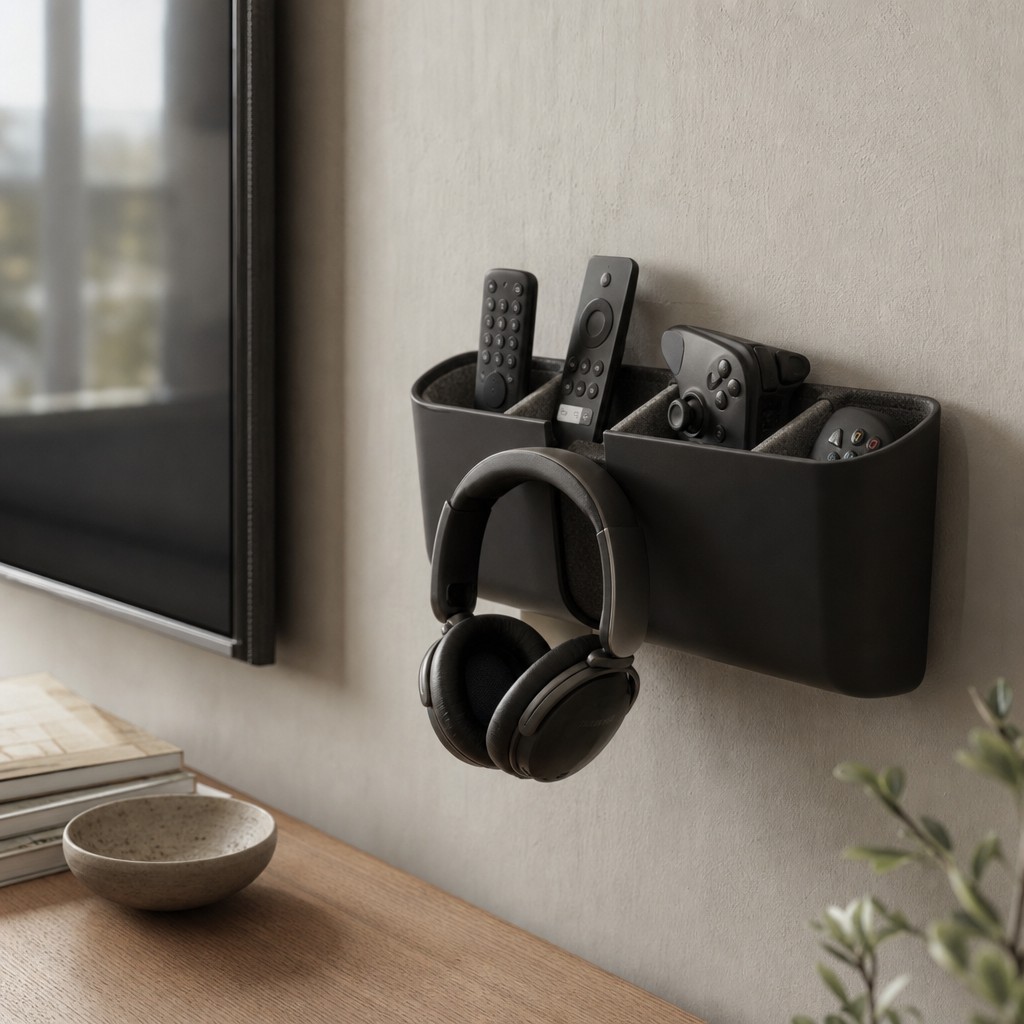 Amalfi Media Cradle, wall storage for 3 kg maximum