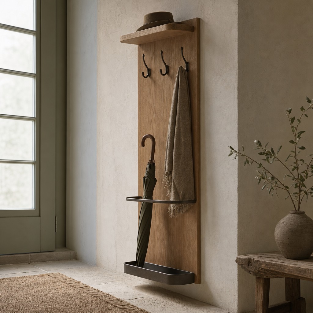 Sirmione Arrival Rack, wall storage for 18 kg total