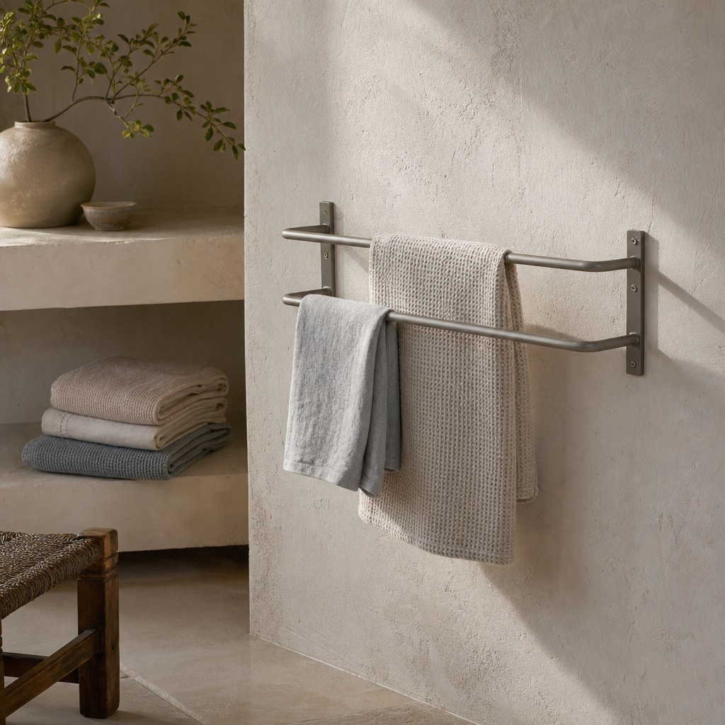 Fregenae Linen Rail, wall storage for 6 kg, evenly distributed