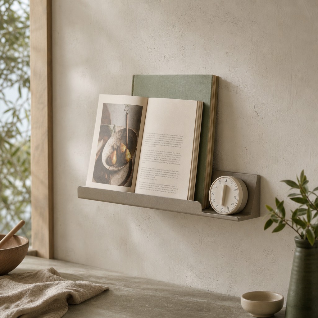 Arezzo Recipe Timer Shelf, wall storage for 3 kg